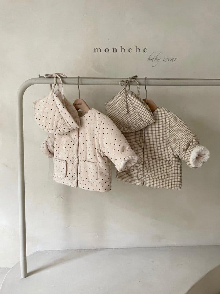 MONBEBE - Korean Children Fashion - #Kfashion4kids - Anfant Jacket with Bonnet