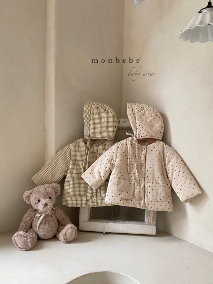 MONBEBE - Korean Children Fashion - #Kfashion4kids - Anfant Jacket with Bonnet - 2
