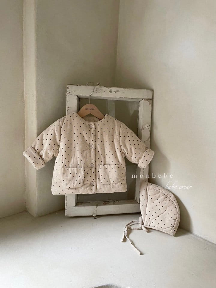 MONBEBE - Korean Children Fashion - #Kfashion4kids - Anfant Jacket with Bonnet - 5