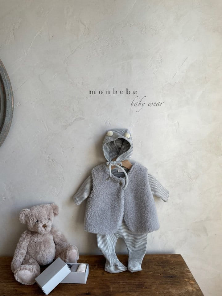 MONBEBE - Korean Children Fashion - #Kfashion4kids - Cozy Bodysuit - 6