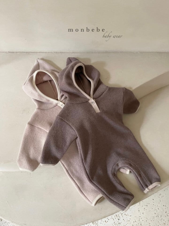 MONBEBE - Korean Children Fashion - #Kfashion4kids - Warm Hoody Bodysuit - 10