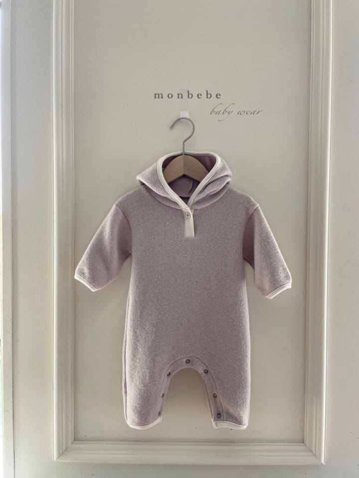 MONBEBE - Korean Children Fashion - #Kfashion4kids - Warm Hoody Bodysuit - 5