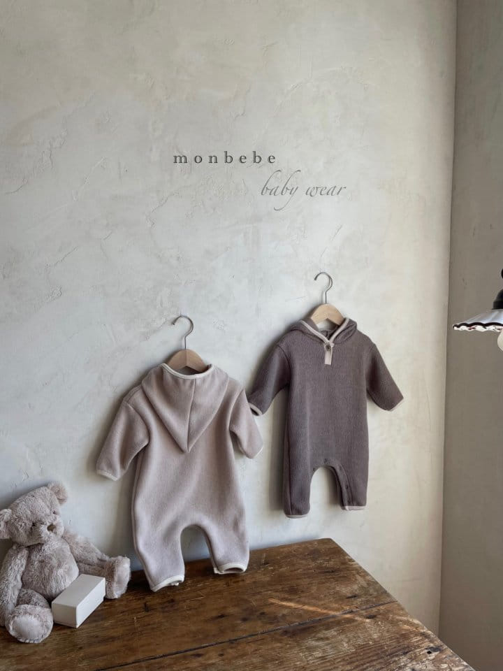 MONBEBE - Korean Children Fashion - #Kfashion4kids - Warm Hoody Bodysuit - 7