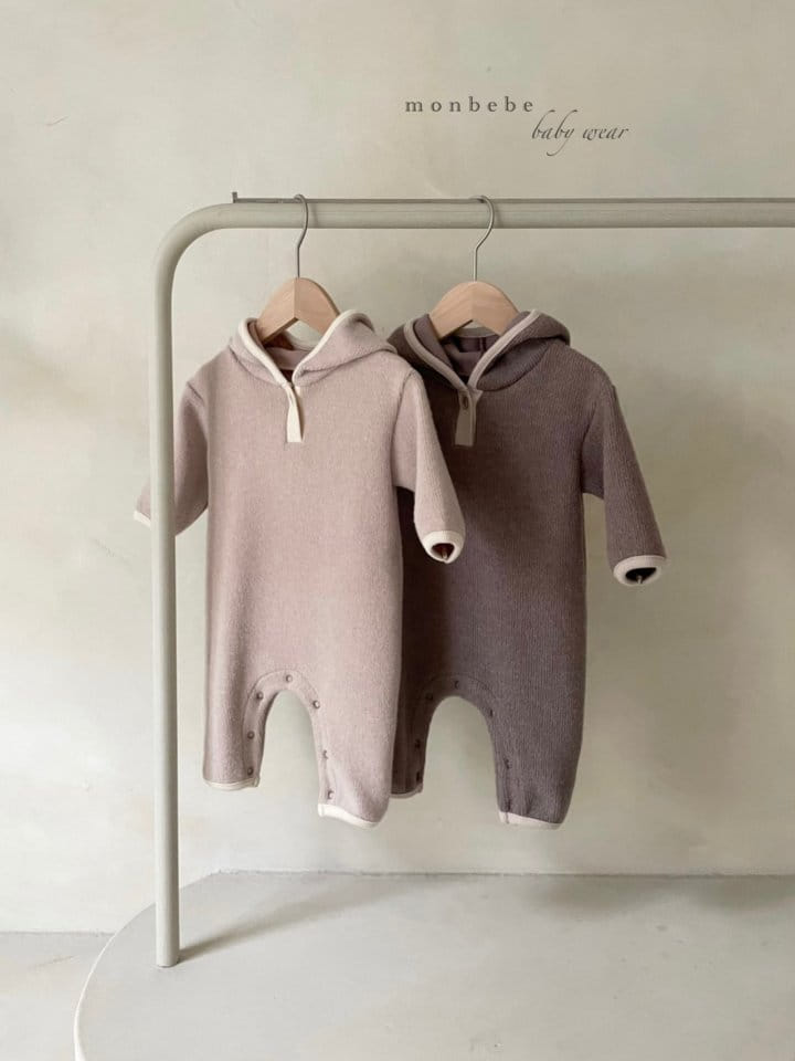 MONBEBE - Korean Children Fashion - #Kfashion4kids - Warm Hoody Bodysuit - 8