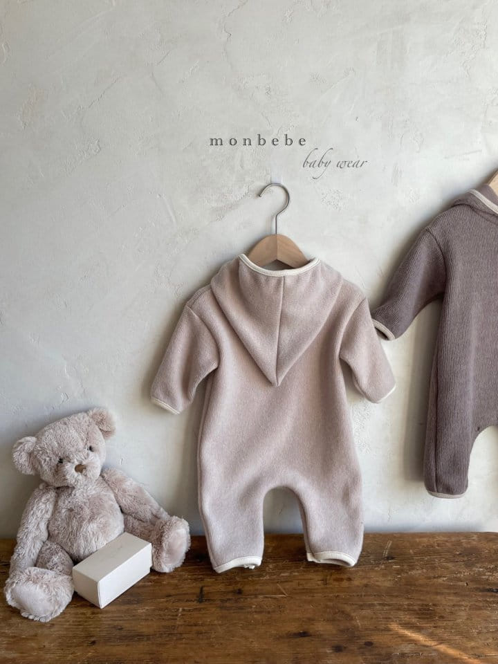 MONBEBE - Korean Children Fashion - #Kfashion4kids - Warm Hoody Bodysuit - 9