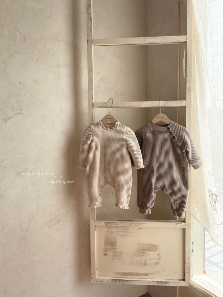 MONBEBE - Korean Children Fashion - #Kfashion4kids - Waffle Boy Bodysuit - 11