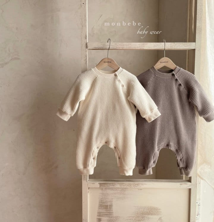 MONBEBE - Korean Children Fashion - #Kfashion4kids - Waffle Boy Bodysuit - 7