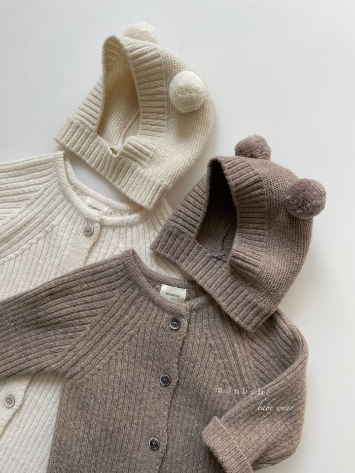 MONBEBE - Korean Children Fashion - #Kfashion4kids - Wool Knit Bonnet - 3