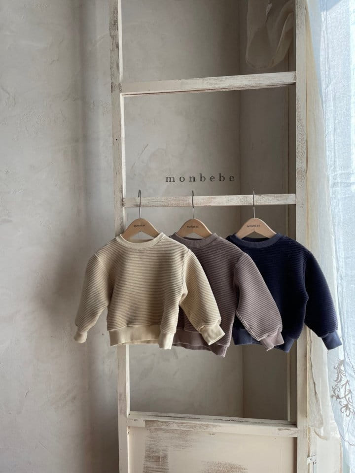 MONBEBE - Korean Children Fashion - #Kfashion4kids - Velour Sweatshirt