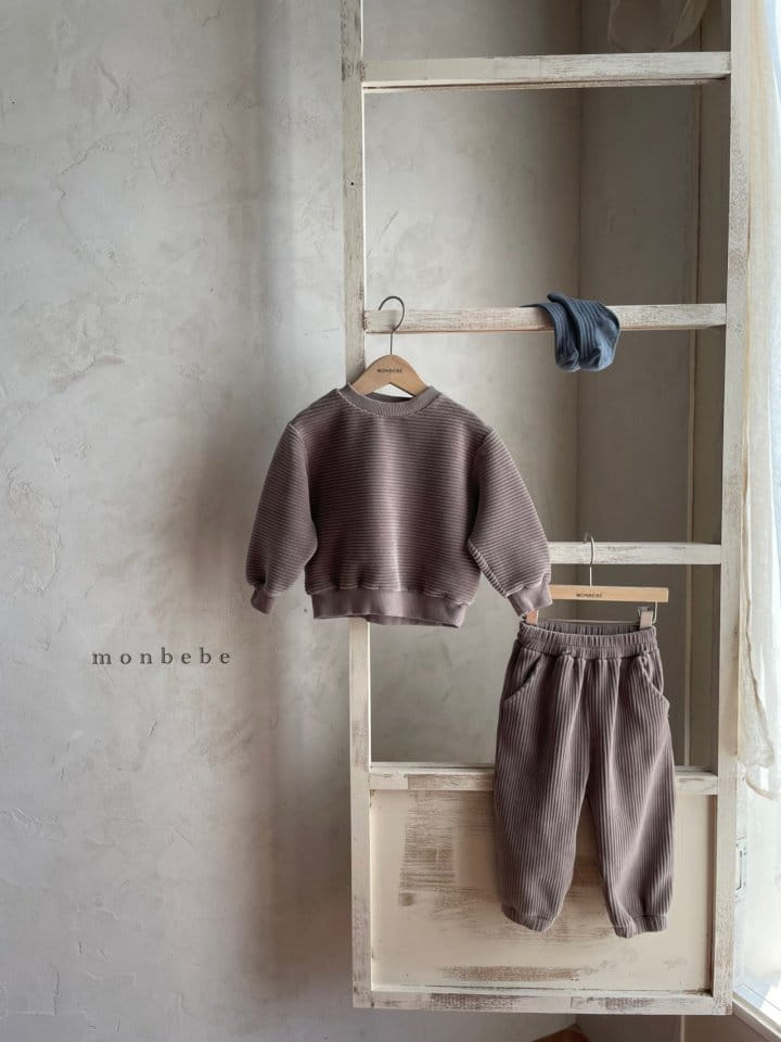 MONBEBE - Korean Children Fashion - #Kfashion4kids - Velour Sweatshirt - 10