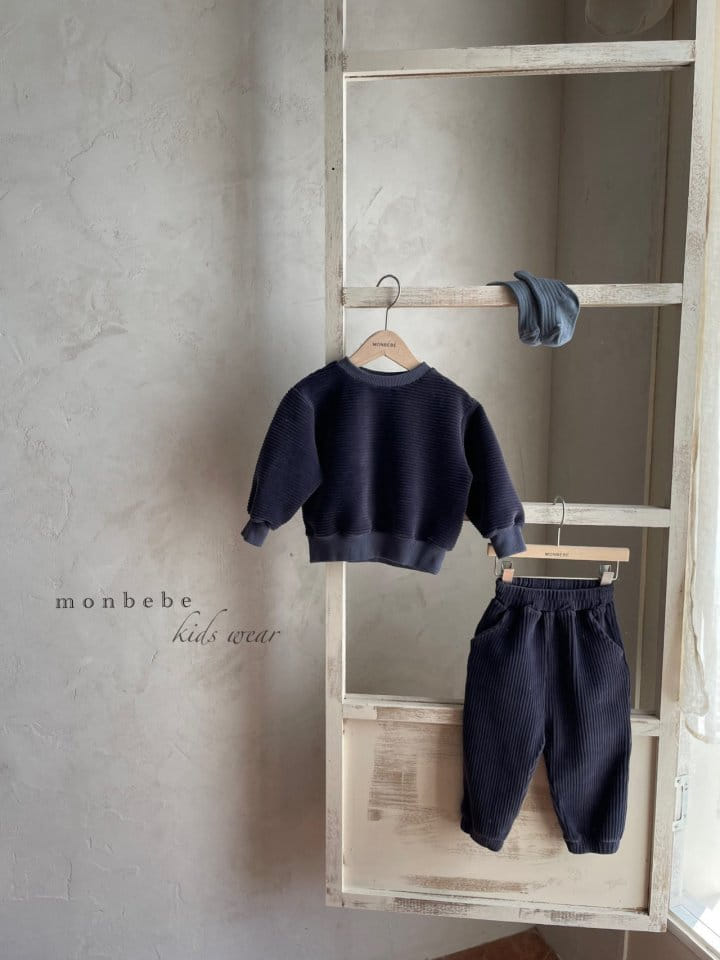 MONBEBE - Korean Children Fashion - #Kfashion4kids - Velour Sweatshirt - 4