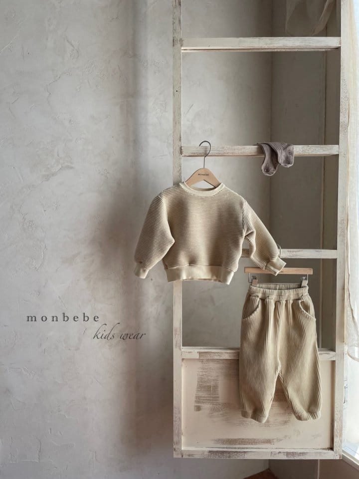 MONBEBE - Korean Children Fashion - #Kfashion4kids - Velour Sweatshirt - 5