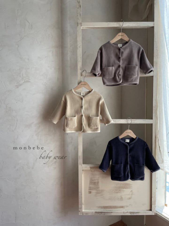 MONBEBE - Korean Children Fashion - #Kfashion4kids - Velour Jacket - 2