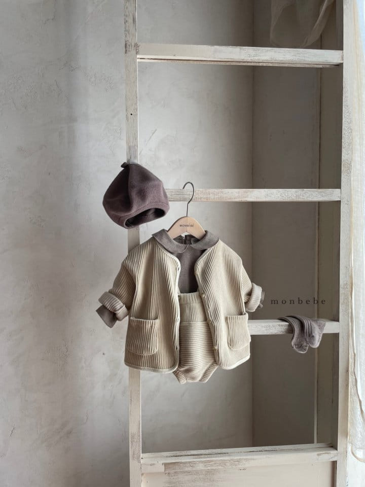 MONBEBE - Korean Children Fashion - #Kfashion4kids - Velour Jacket - 3