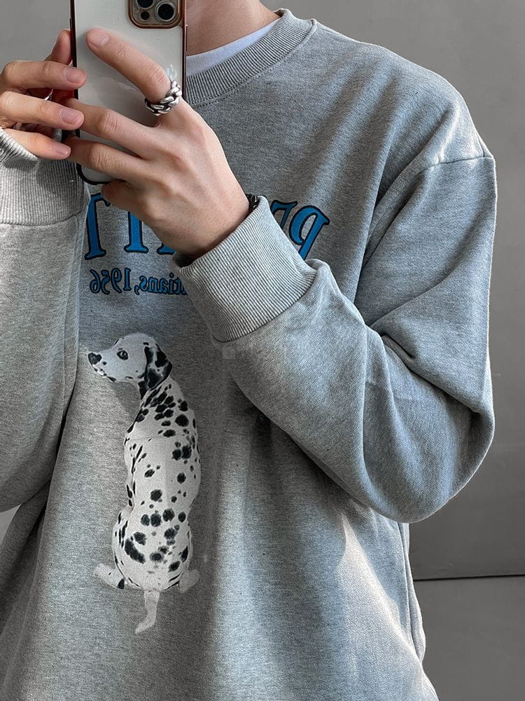 MONE - Korean Children Fashion - #Kfashion4kids - Pet Sitter Dalmatian Sweatshirt