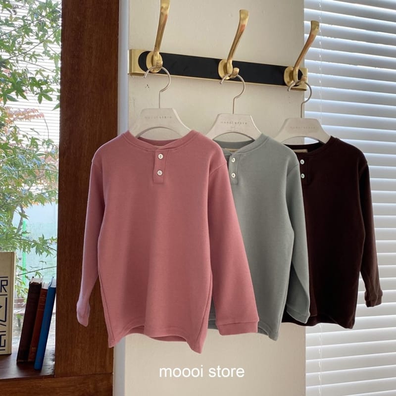 MOOI STORE - Korean Children Fashion - #Kfashion4kids - Henry Neck Tee - 12