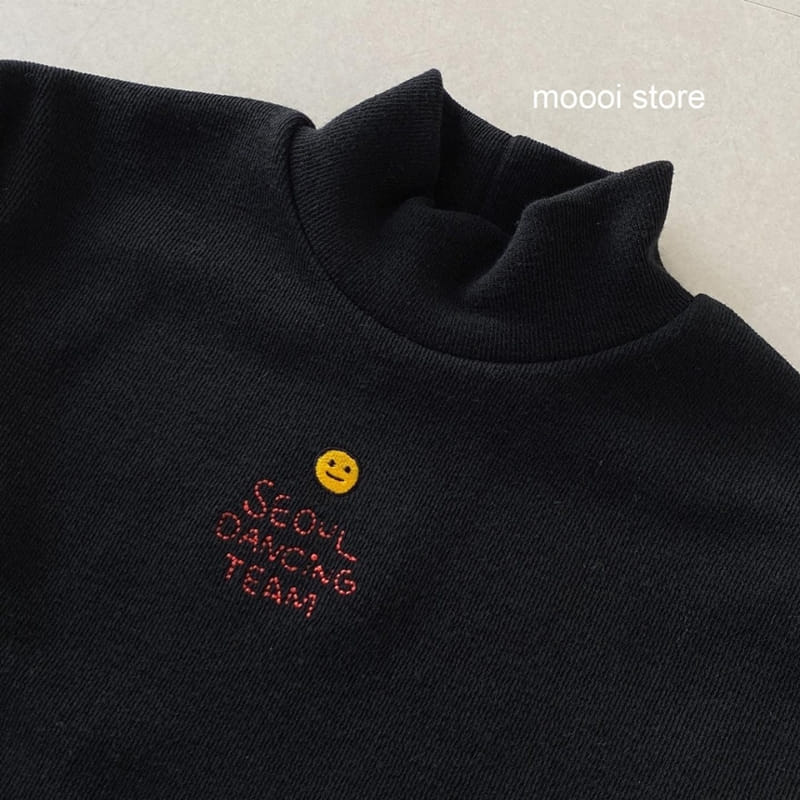 MOOI STORE - Korean Children Fashion - #Kfashion4kids - Dancing Embroidey Turtleneck Tee - 8