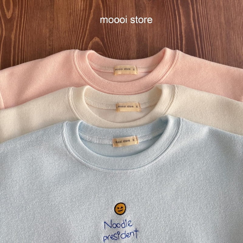 MOOI STORE - Korean Children Fashion - #Kfashion4kids - Noodle Embroidery Round Tee - 6