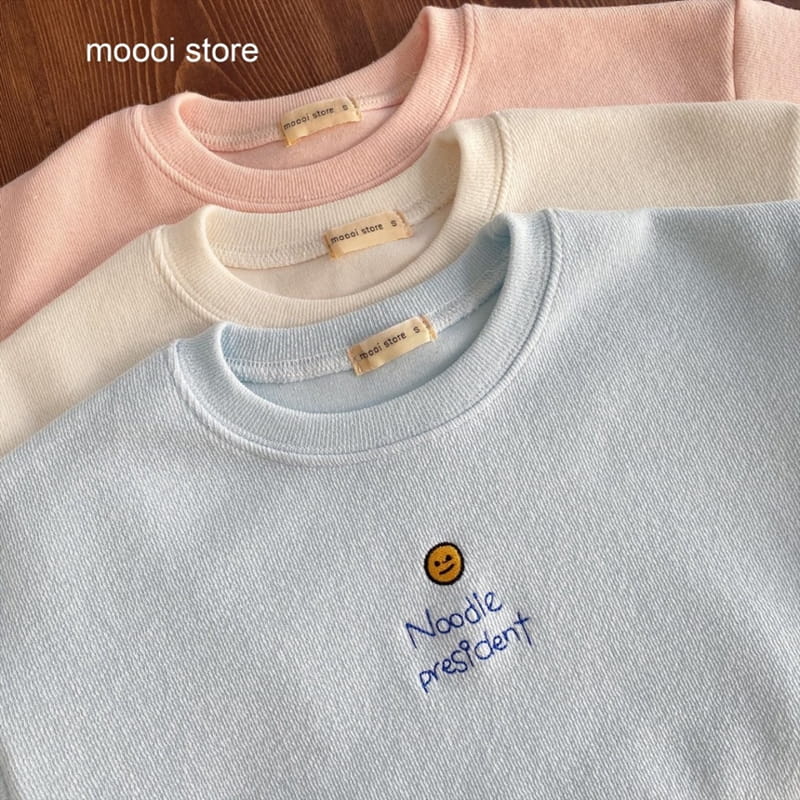 MOOI STORE - Korean Children Fashion - #Kfashion4kids - Noodle Embroidery Round Tee - 7