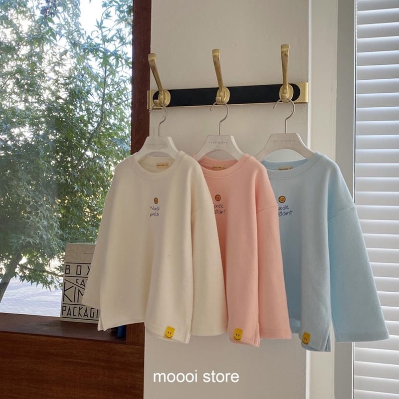 MOOI STORE - Korean Children Fashion - #Kfashion4kids - Noodle Embroidery Round Tee - 8
