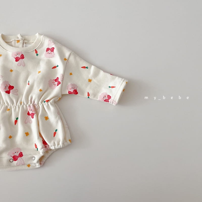 MY BEBE - Korean Children Fashion - #Kfashion4kids - Fleece Bending Bodysuit - 11