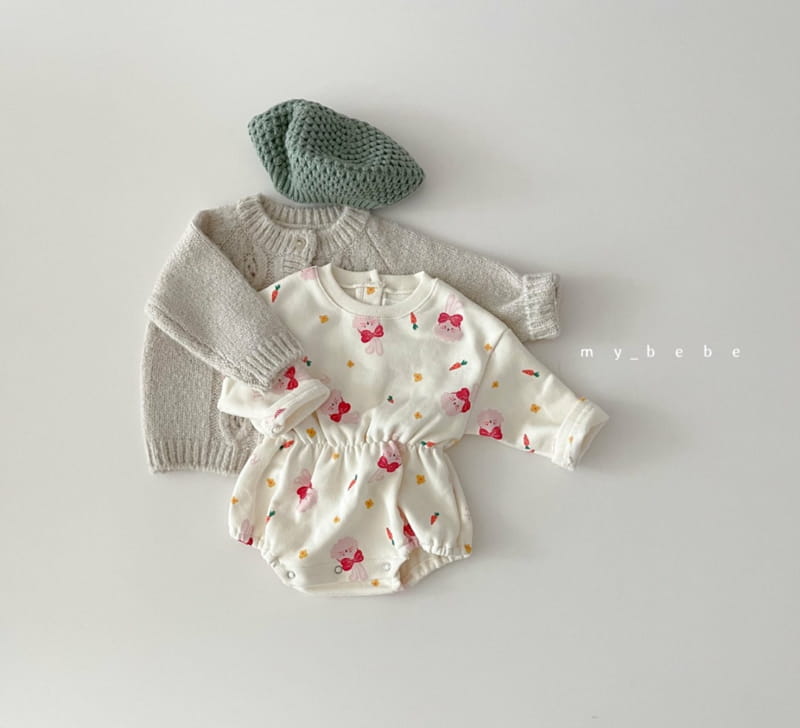 MY BEBE - Korean Children Fashion - #Kfashion4kids - Fleece Bending Bodysuit - 9