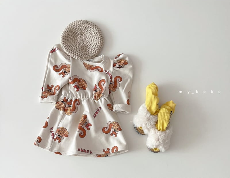MY BEBE - Korean Children Fashion - #Kfashion4kids - Cozy Bending One-piece - 3