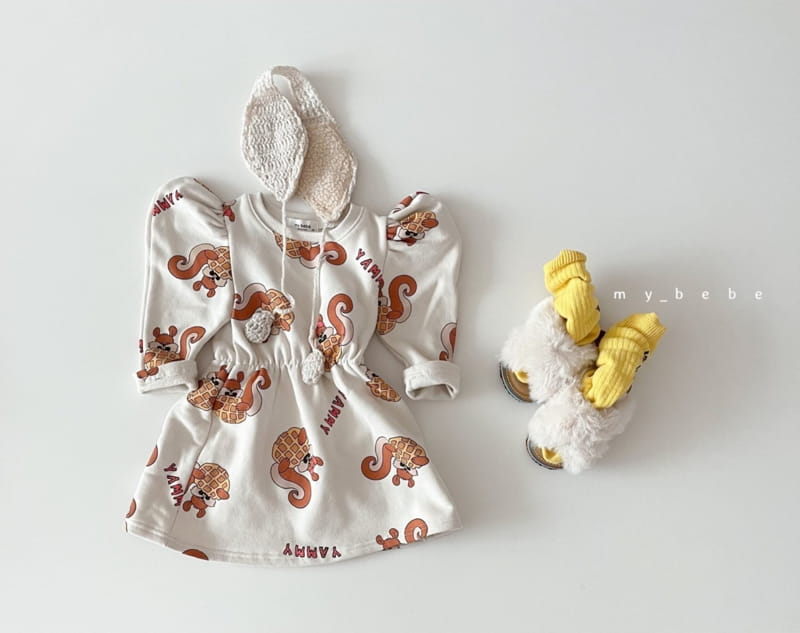 MY BEBE - Korean Children Fashion - #Kfashion4kids - Cozy Bending One-piece - 4