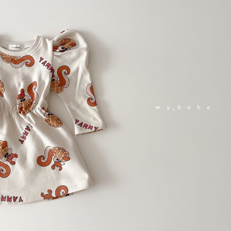 MY BEBE - Korean Children Fashion - #Kfashion4kids - Cozy Bending One-piece - 6