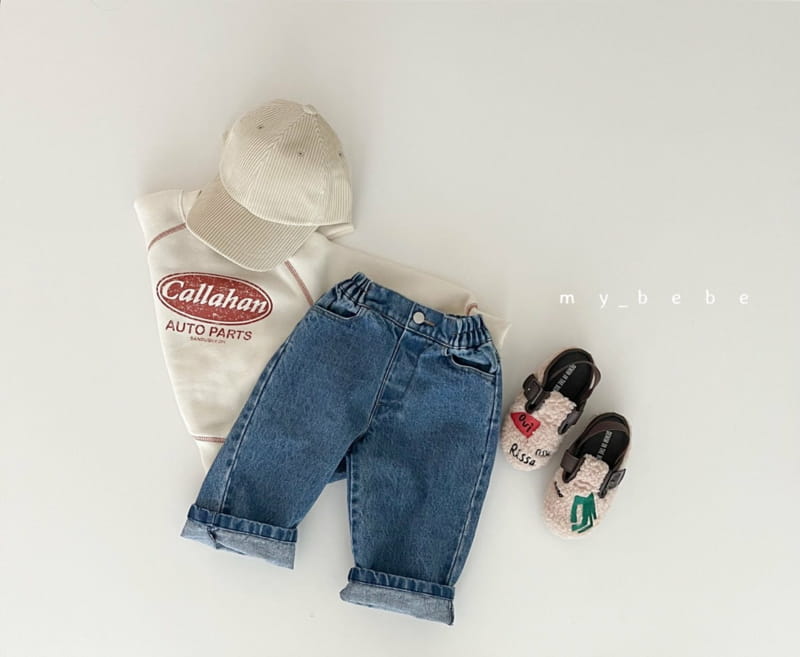 MY BEBE - Korean Children Fashion - #Kfashion4kids - Color Part Sweatshirt - 5