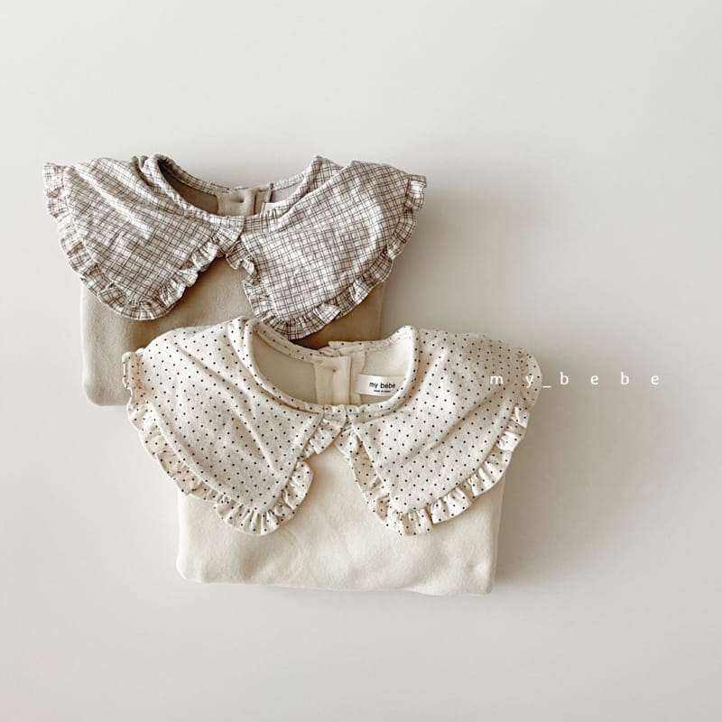 MY BEBE - Korean Children Fashion - #Kfashion4kids - Frill Collar Sweatshirt