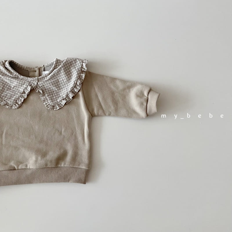 MY BEBE - Korean Children Fashion - #Kfashion4kids - Frill Collar Sweatshirt - 7
