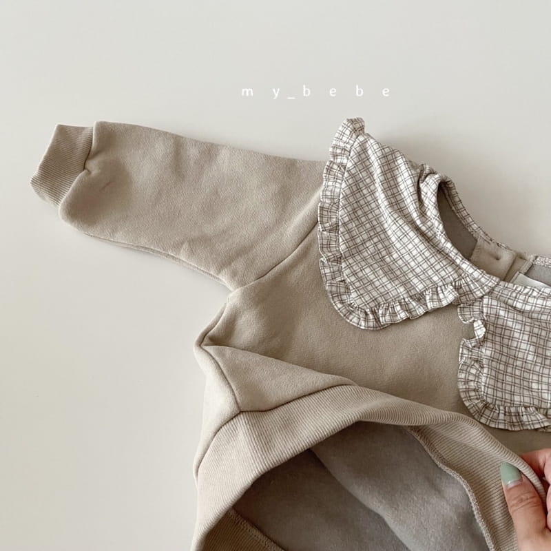 MY BEBE - Korean Children Fashion - #Kfashion4kids - Frill Collar Sweatshirt - 9