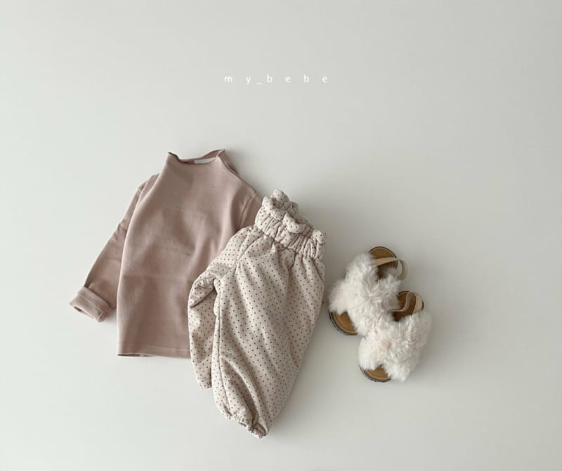 MY BEBE - Korean Children Fashion - #Kfashion4kids - Half Basic Tee - 12