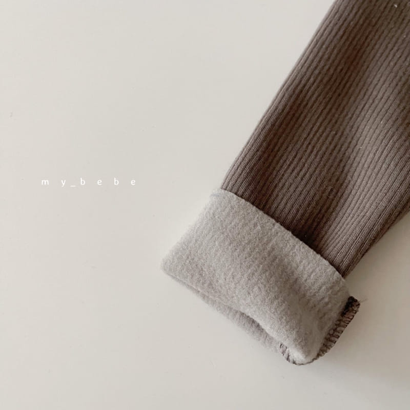 MY BEBE - Korean Children Fashion - #Kfashion4kids - Fleece Winter Leggings - 6