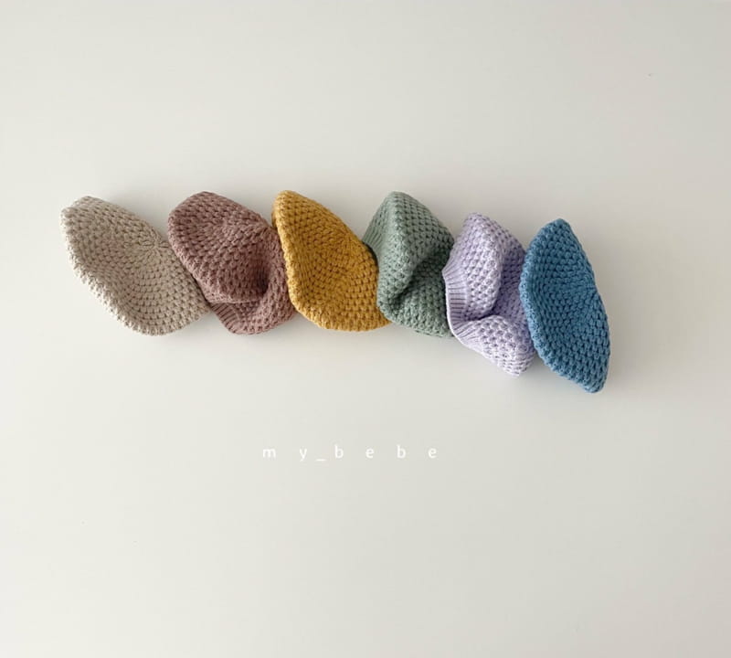 MY BEBE - Korean Children Fashion - #Kfashion4kids - Knit Mandu Beret Hat