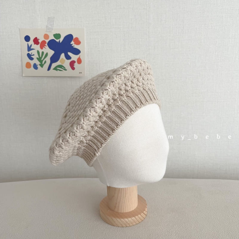 MY BEBE - Korean Children Fashion - #Kfashion4kids - Knit Mandu Beret Hat - 6