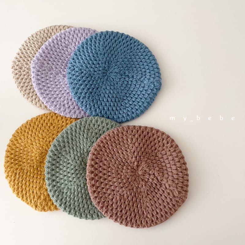MY BEBE - Korean Children Fashion - #Kfashion4kids - Knit Mandu Beret Hat - 7