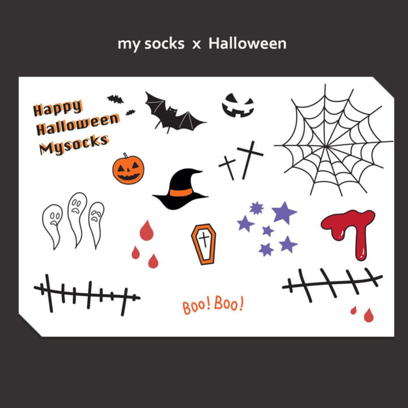 MY SOCKS - Korean Children Fashion - #Kfashion4kids - Happy Halloween Socks [set of 2]