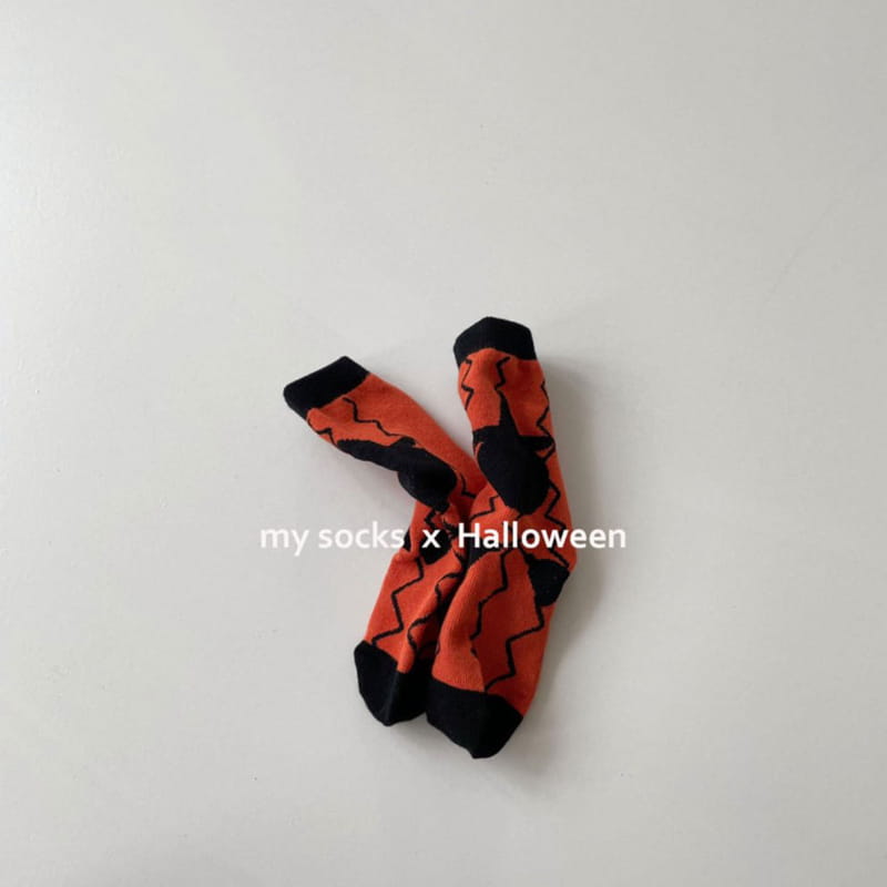 MY SOCKS - Korean Children Fashion - #Kfashion4kids - Happy Halloween Socks [set of 2] - 3
