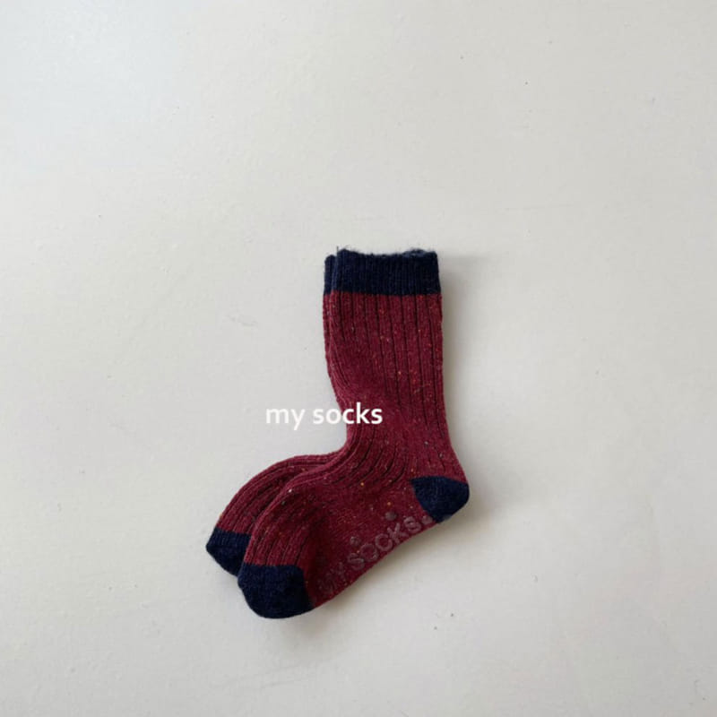 MY SOCKS - Korean Children Fashion - #Kfashion4kids - Spain Socks [set of 2color]