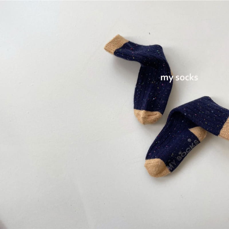 MY SOCKS - Korean Children Fashion - #Kfashion4kids - Spain Socks [set of 2color] - 4