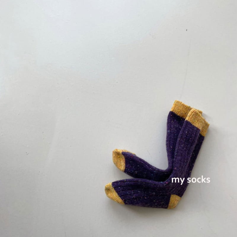 MY SOCKS - Korean Children Fashion - #Kfashion4kids - Denmark Socks [set of 2 color] - 4