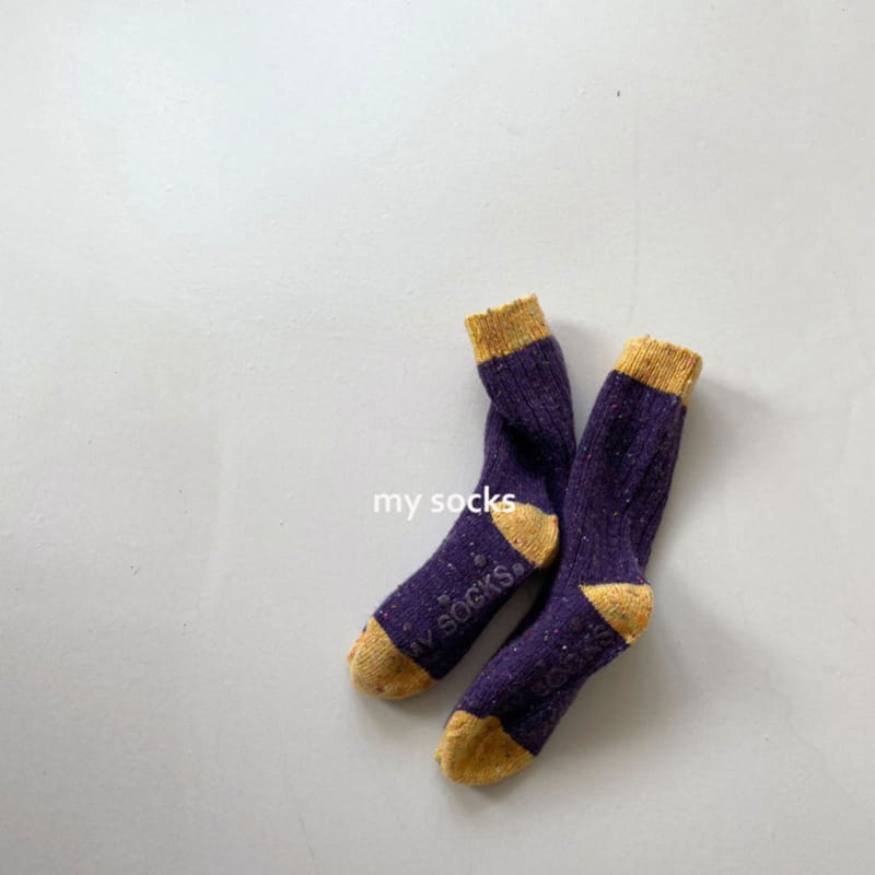 MY SOCKS - Korean Children Fashion - #Kfashion4kids - Denmark Socks [set of 2 color] - 5