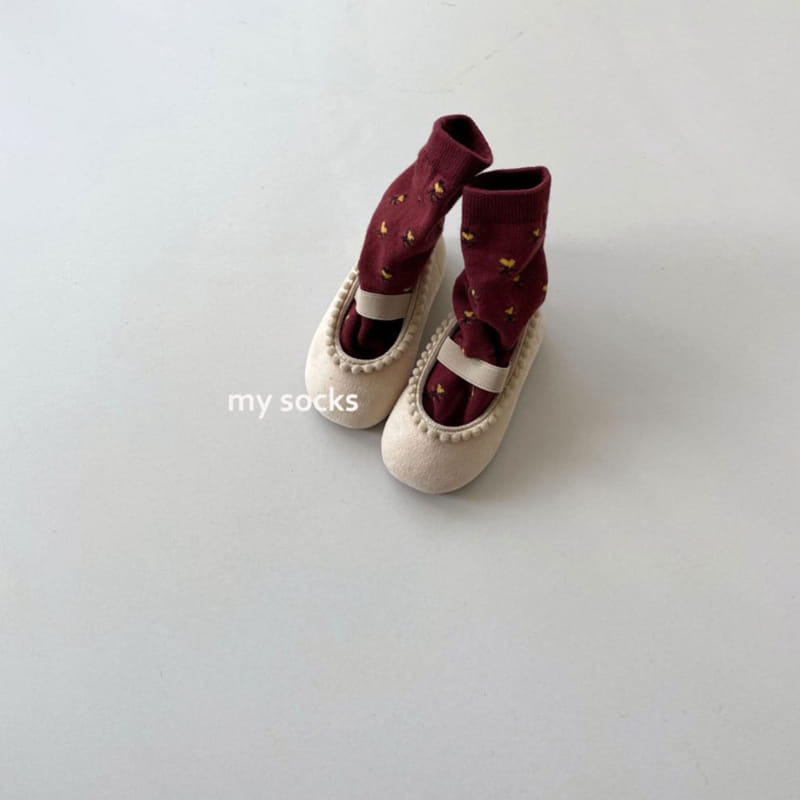 MY SOCKS - Korean Children Fashion - #Kfashion4kids - Fox Flat Shoes - 3