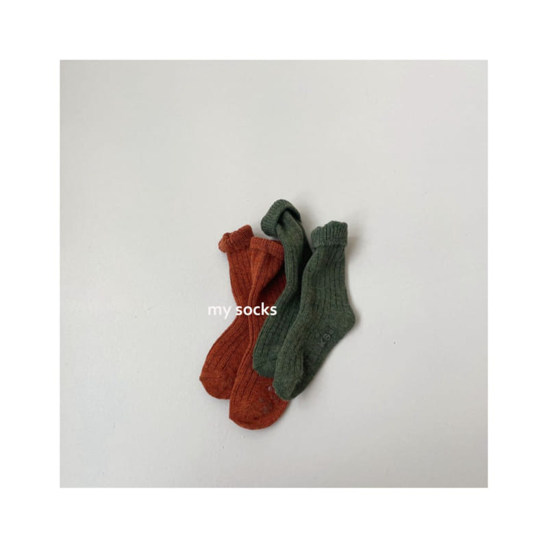 MY SOCKS - Korean Children Fashion - #Kfashion4kids - Chameleon Socks [set of 2]