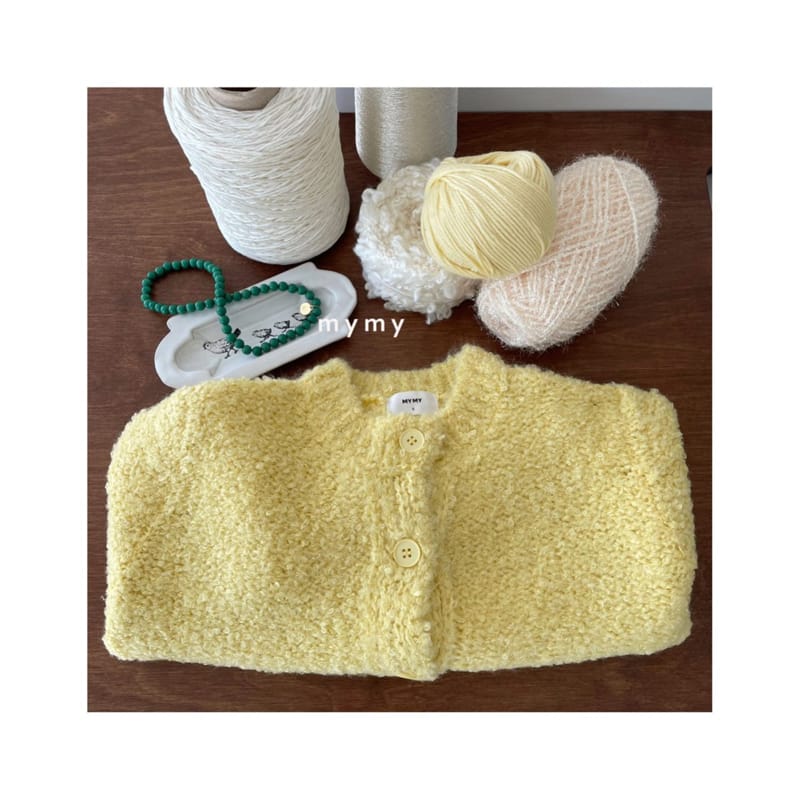 MY SOCKS - Korean Children Fashion - #Kfashion4kids - Bichon Knit Cardigan - 4