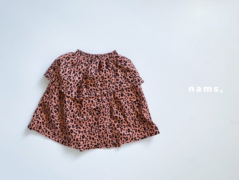 NAMS - Korean Children Fashion - #Kfashion4kids - Leopard Cancan Skirt