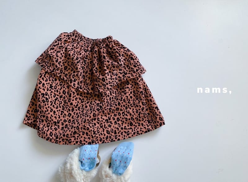 NAMS - Korean Children Fashion - #Kfashion4kids - Leopard Cancan Skirt - 3