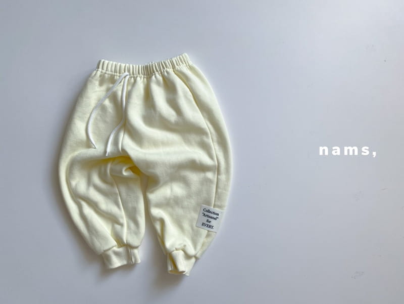 NAMS - Korean Children Fashion - #Kfashion4kids - Artisanal Label Fleece Pants